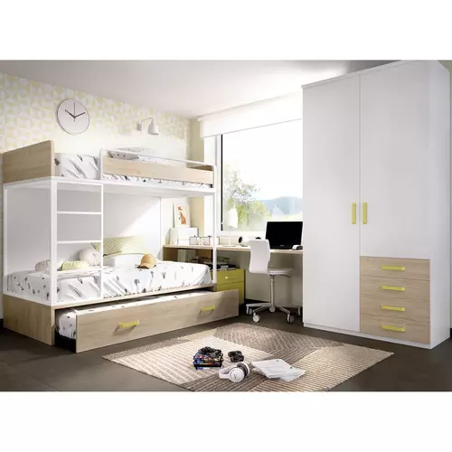 Litera 3 camas para dormitorio juvenil RM H309