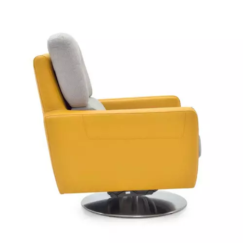 Sillón vintage con base giratoria