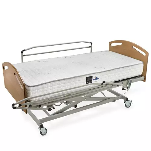 Pack cama hospital  con barandillas, elevador, cabecero y piecero + Colchon medical