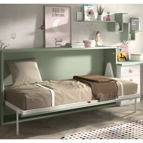 Cama Plegable Discreta para Dormitorios de Invitados o Estudios