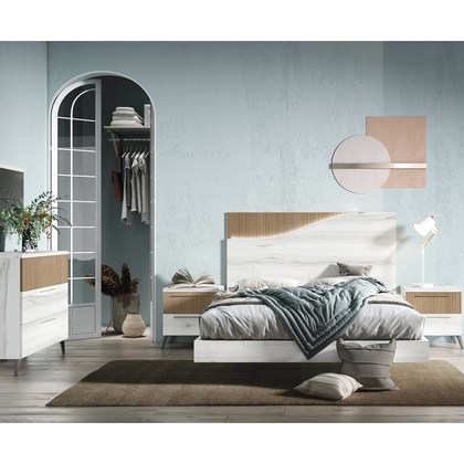 Dormitorio de Matrimonio con Cabecero e Iluminación LED