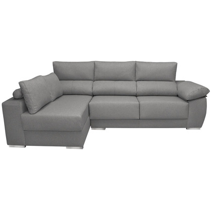 Sofá chaise longue reversible con opción de arcón integrado