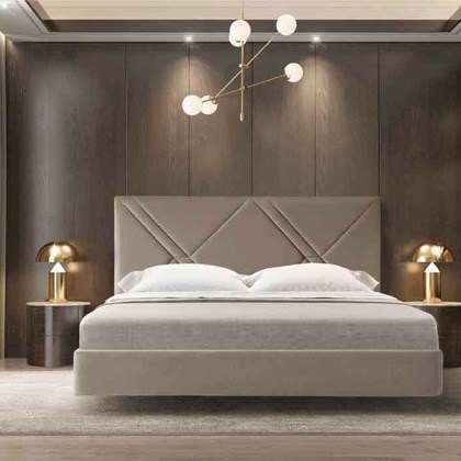 Cabecero de diseño plano y líneas rectas en Madrid