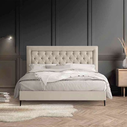 Cabecero con acolchado en rombos y diseño clásico Madrid