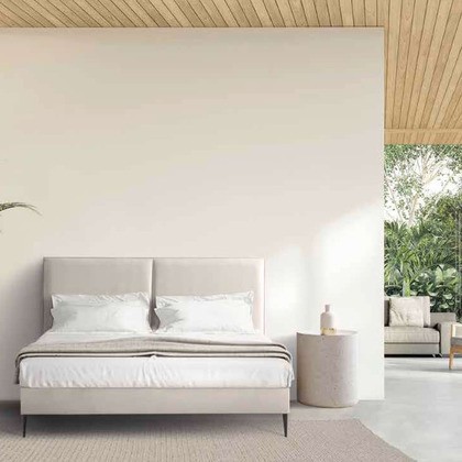 Cabecero tapizado con doble panel en Madrid