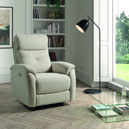 Sillón relax eléctrico con puerto USB y mando a distancia