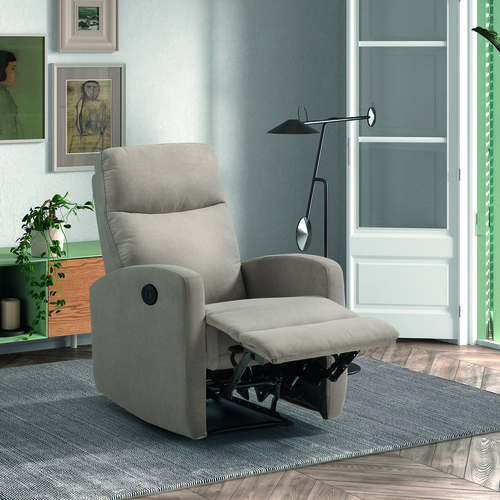 Sillón relax de apertura manual con diseño moderno en Madrid