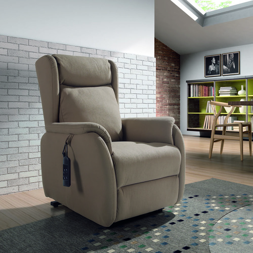 Sillón relax eléctrico con función cama y 75 cm de ancho